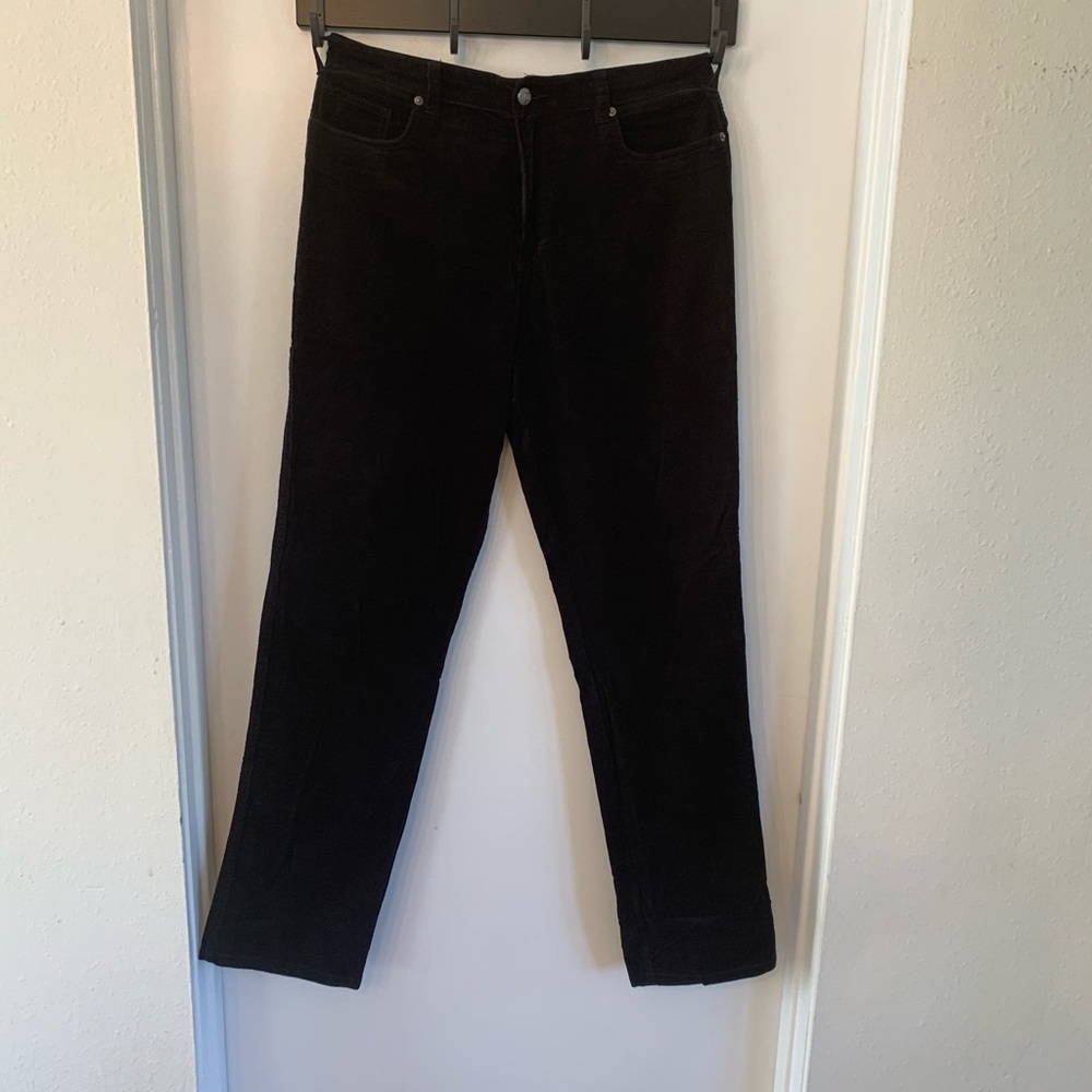 BROOKLYN INDUSTRIES MENS 32 BLACK CORD PANTS NWOT